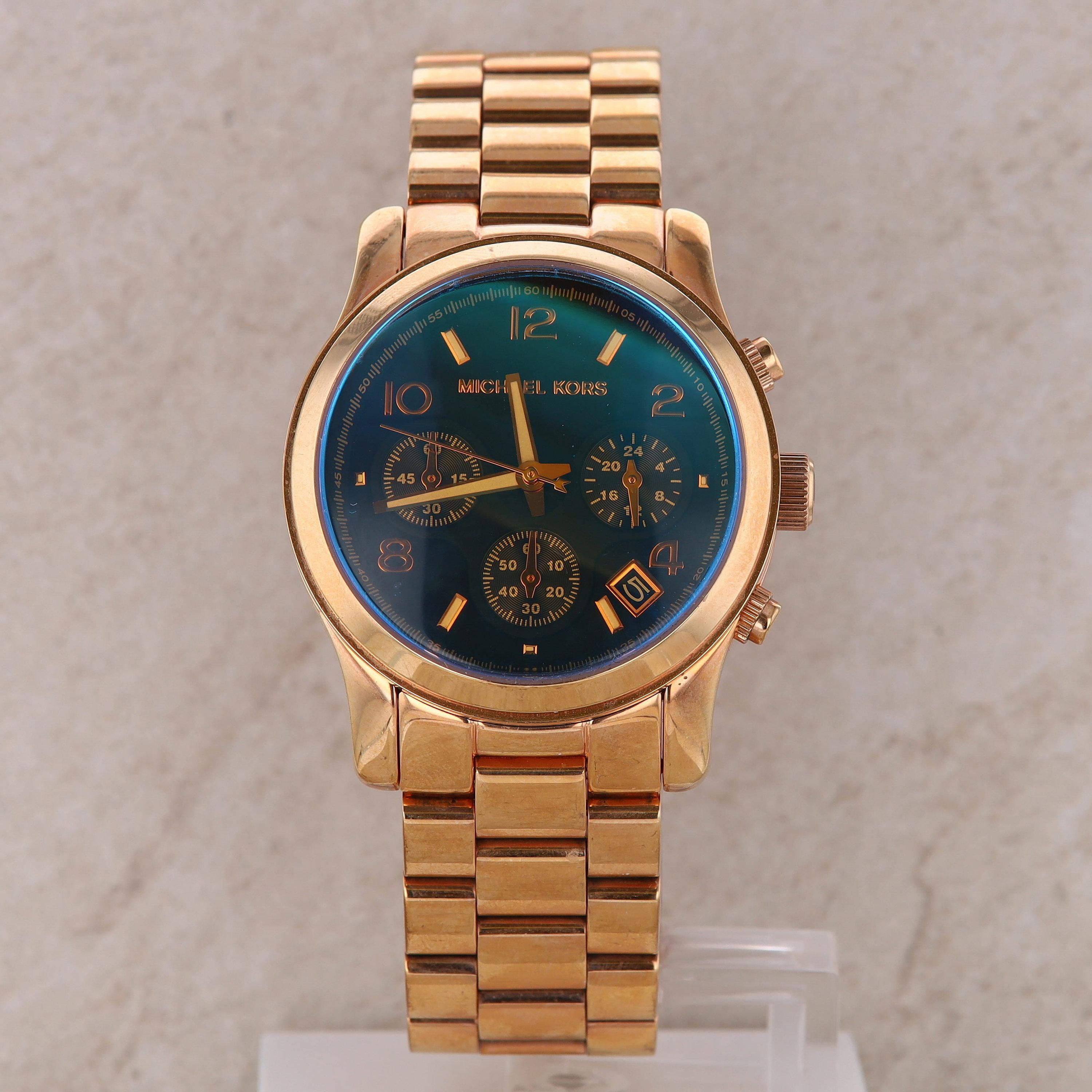 NEW BLUE MICHAEL KORS Runway MK5940 Iridescent Michael Kors  main image 4