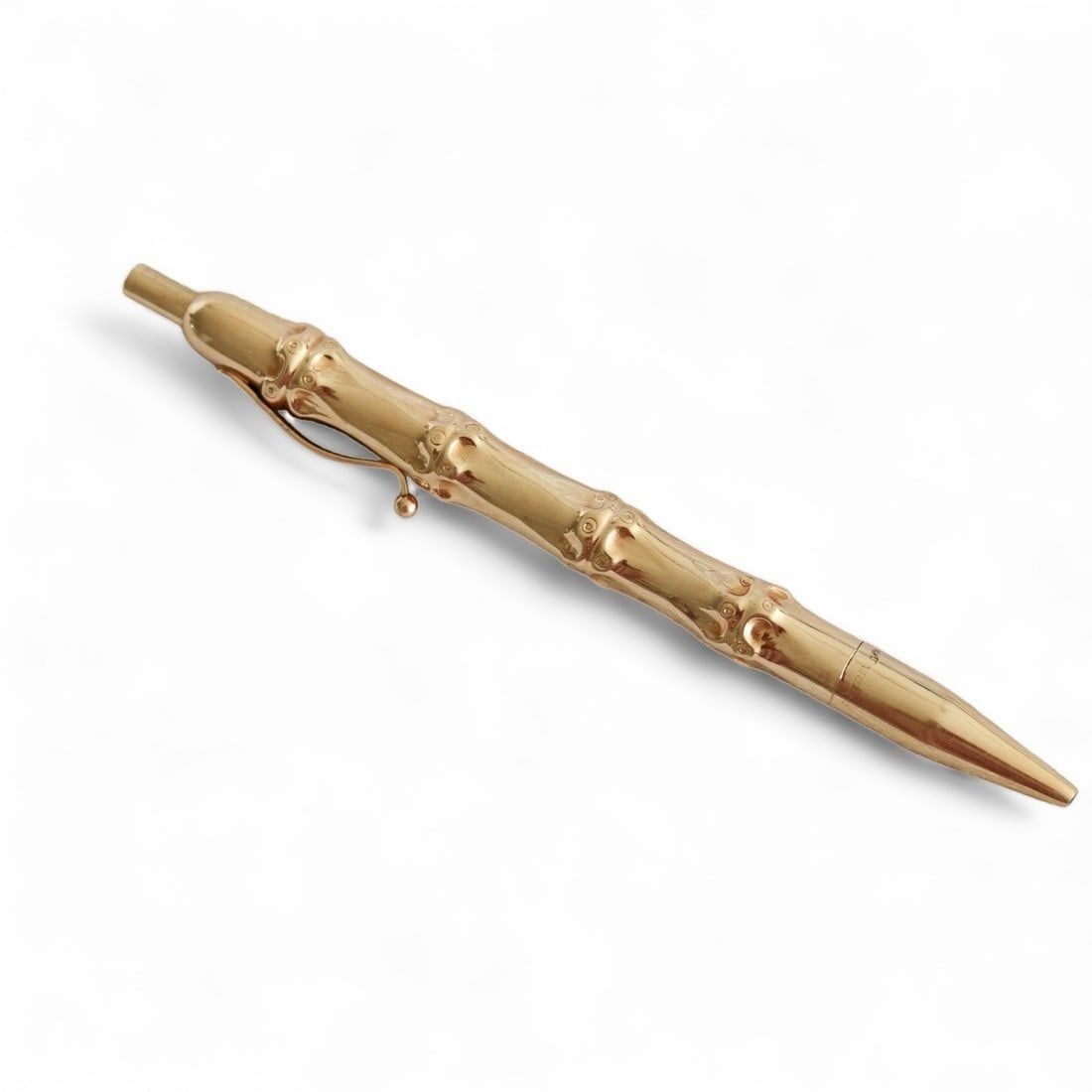 Vintage Tiffany & Co. バンブー ボールペン　14k Vintage Tiffany & Co. 14K Yellow Gold Bamboo Collection Ballpoint