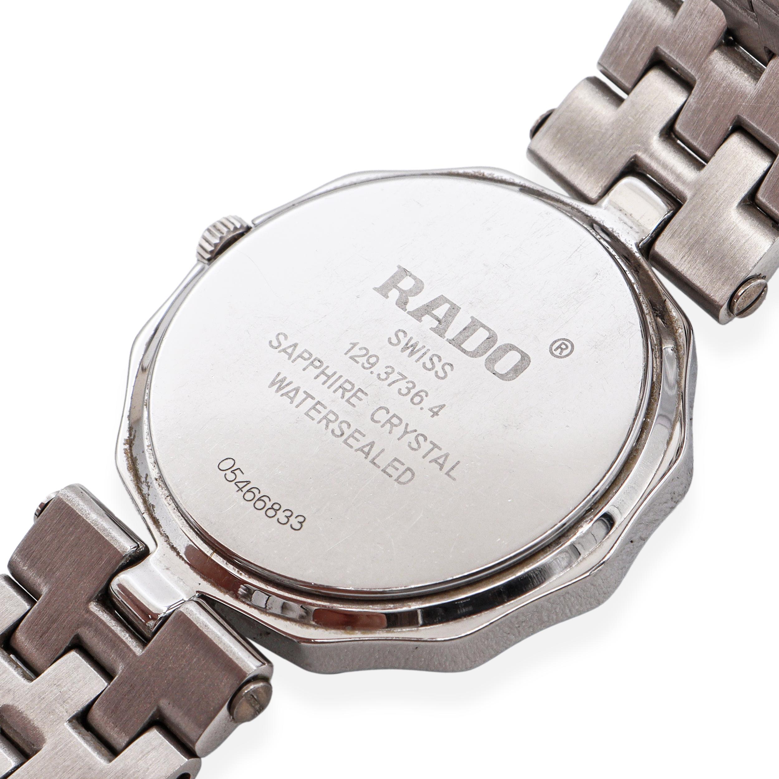 Rado Florence Stainless Steel Date Quartz Watch Ref. 129.3736.4 | eBay