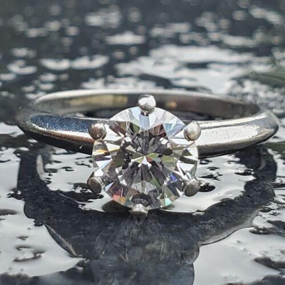 Wedding Tiffany Co Carat Diamond Ring Tiffany Diamond Engagement - Main Image