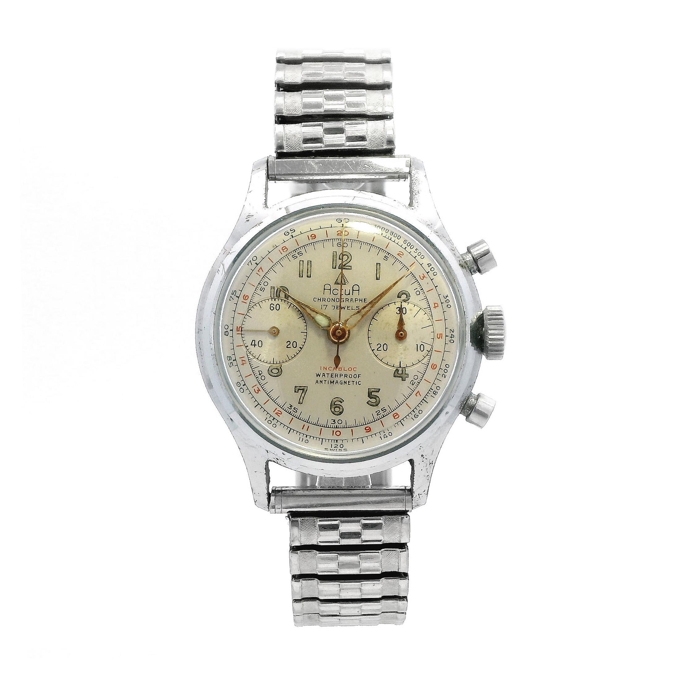 Actua Incabloc 36mm Stainless Steel