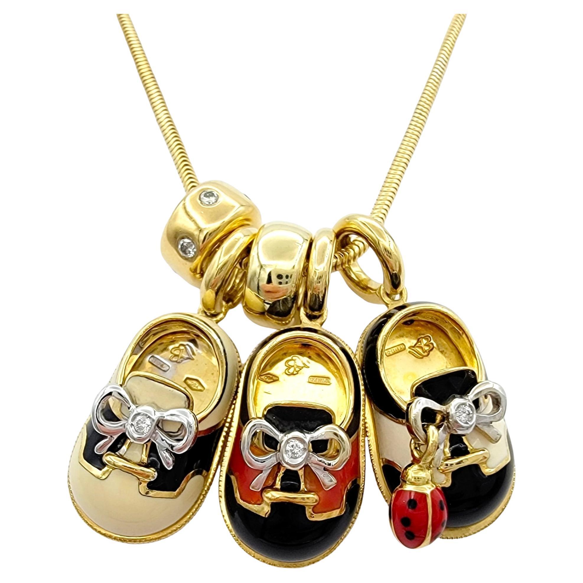 Aaron Basha Enamel and Diamond 