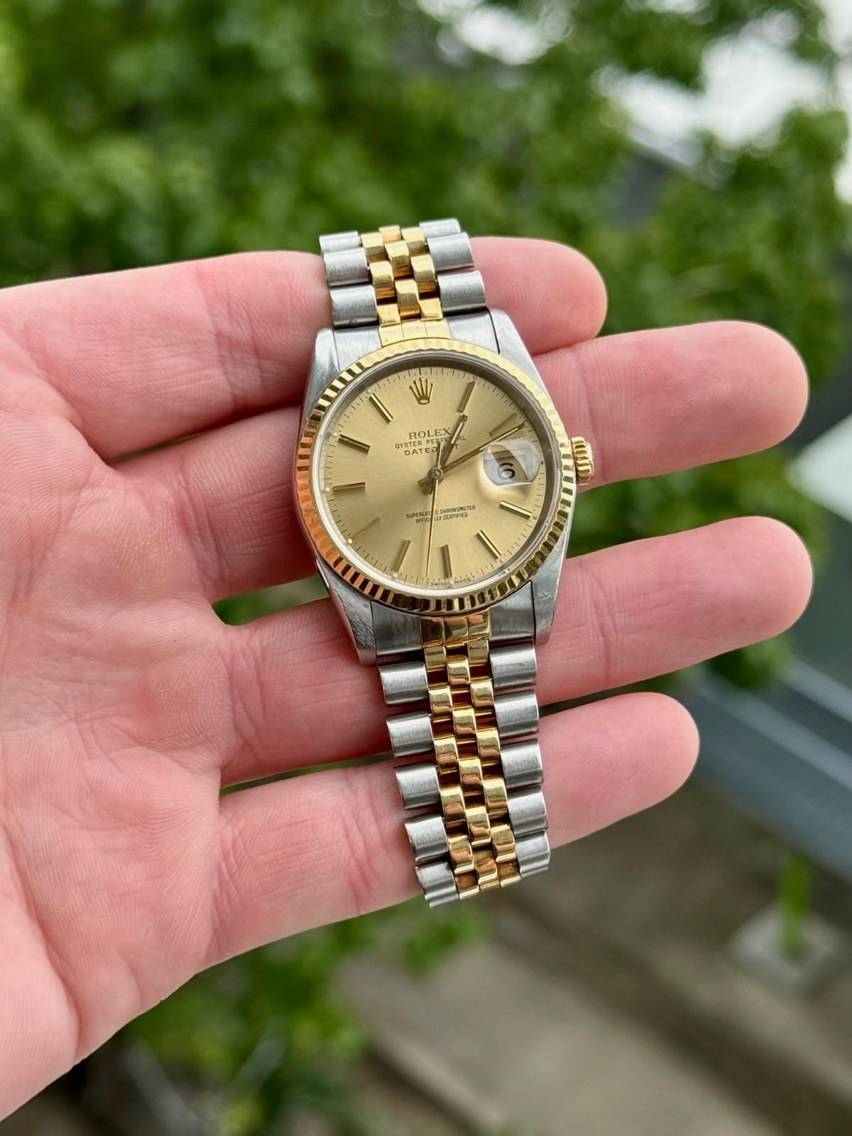 1989 Rolex Datejust 16233 Champagne Dial 36mm - No box No papers 1989 Rolex Datejust 16233 Champagne Dial 36mm - No box No papers