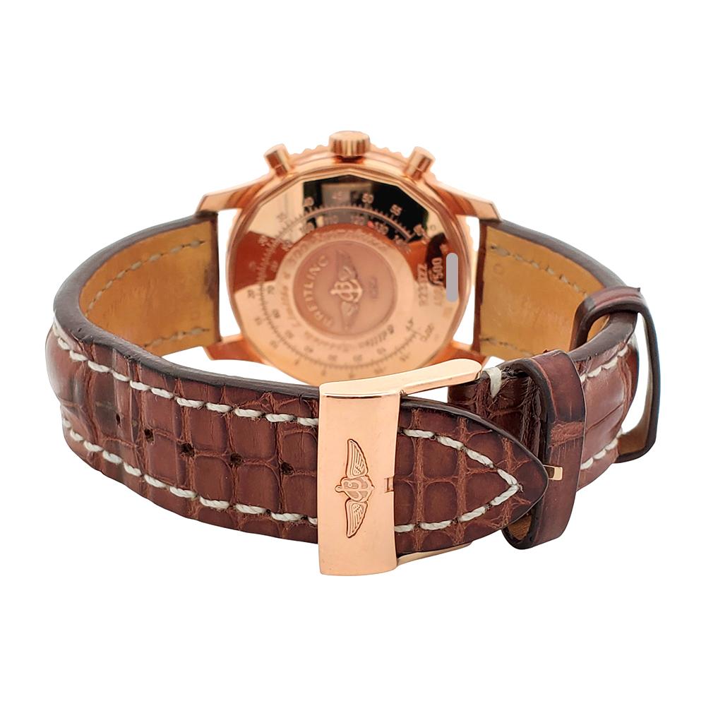 Breitling Limited Edition Navitimer Rose Gold Black 42mm Watch