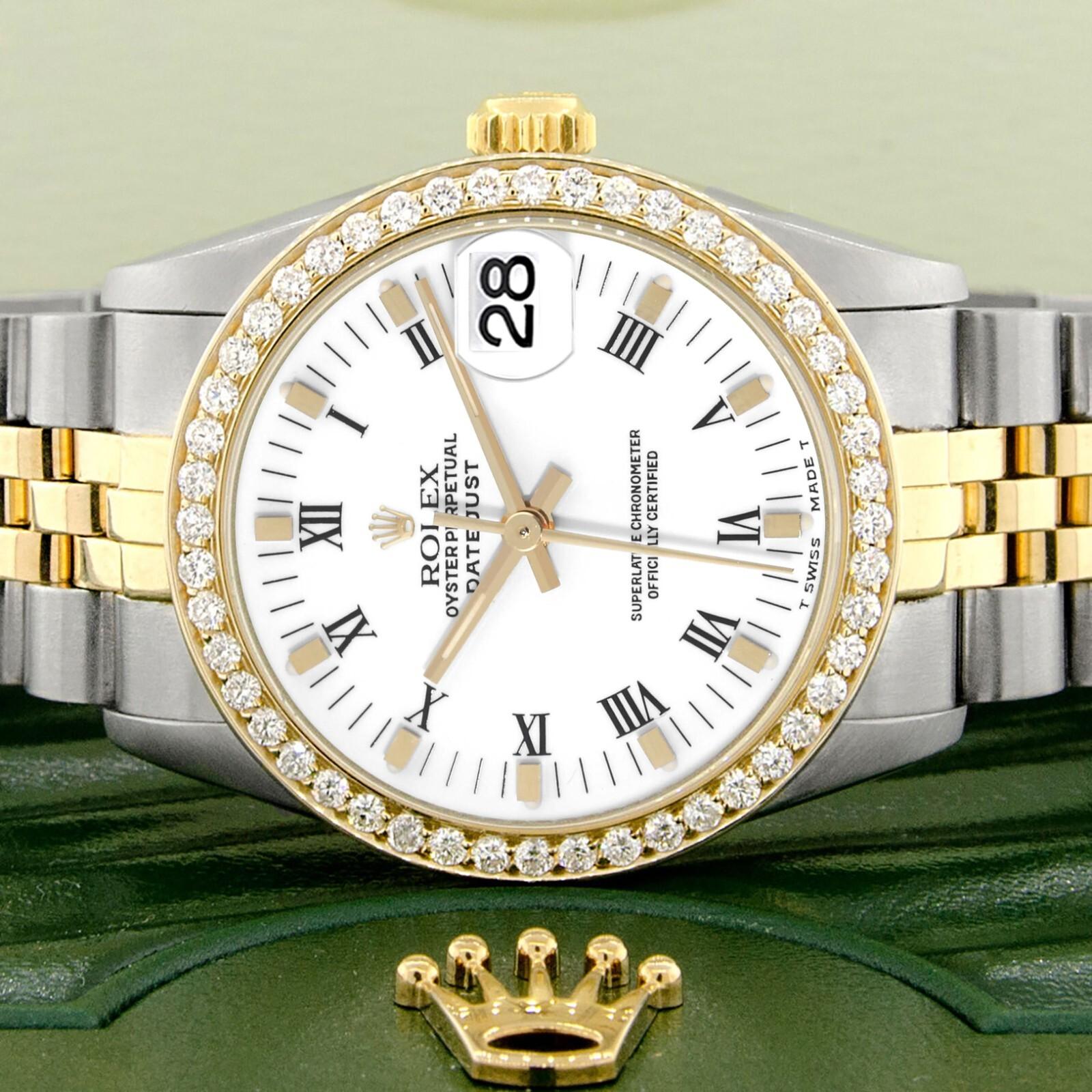 0220-13  ineさま Rolex 68273 31MM Two-Tone DateJust Anniversary Dial for $8,500 for