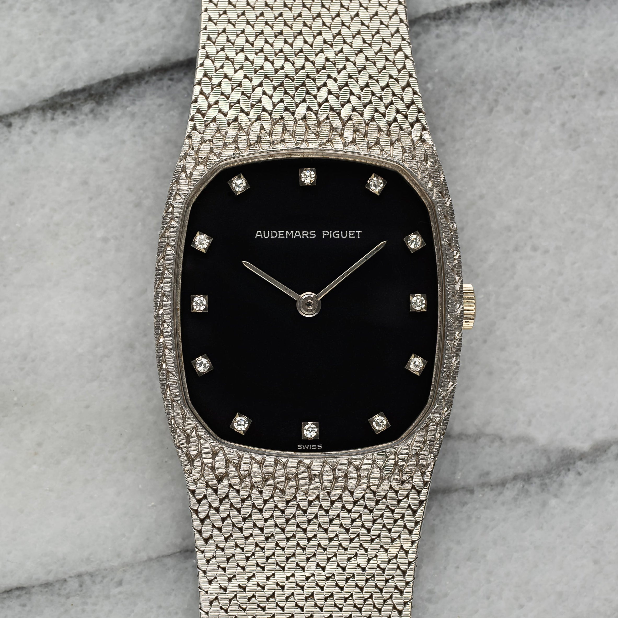Vintage Audemars Piguet Cobra 80s Blue Diamond Dial Manual Wind