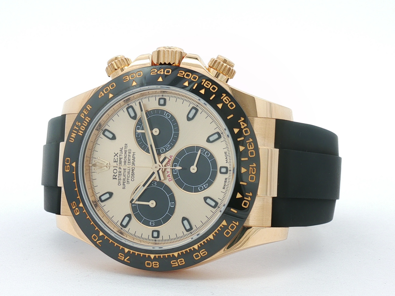 Rolex Daytona Pikachu Champagne Dial 18k Yellow Gold Oysterflex